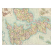 イギリス諸島の政治地図 テーブルクロス (正面(横))