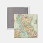 イギリス諸島の政治地図 マグネット (正面/裏面)