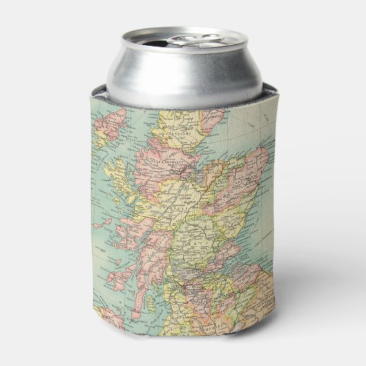 イギリス諸島の政治地図 缶クーラー (缶正面)
