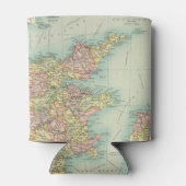 イギリス諸島の政治地図 缶クーラー (裏面)