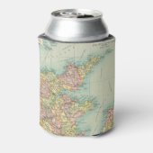 イギリス諸島の政治地図 缶クーラー (缶裏面)