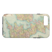 イギリス諸島の政治地図 Case-Mate iPhoneケース (裏面(横))