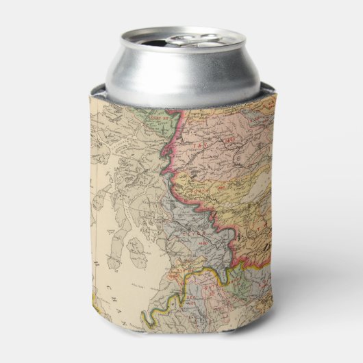 イギリス諸島の水路図 缶クーラー (缶正面)
