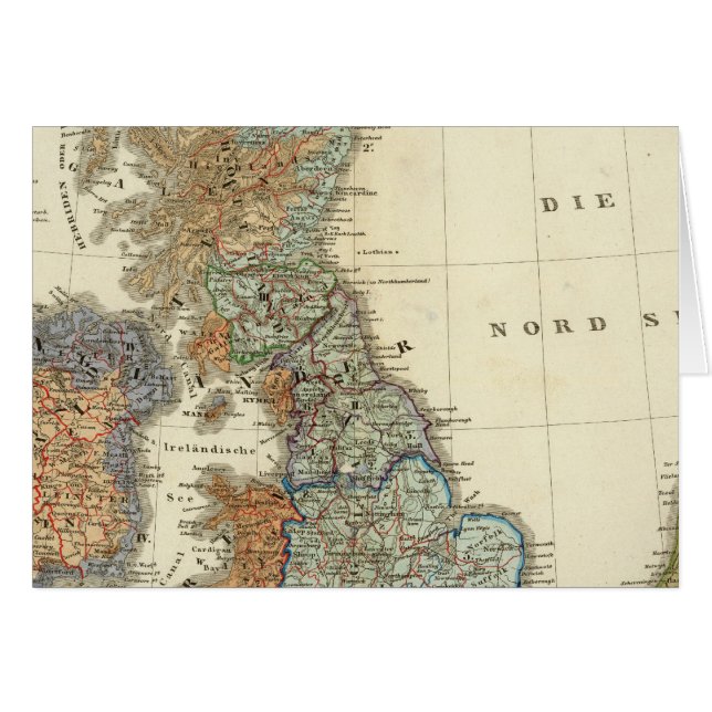 イギリス諸島の言語地図 (正面横)