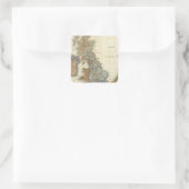 イギリス諸島の言語地図 スクエアシール (バッグ)