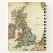 イギリス諸島の言語地図 ノートブック (裏面)