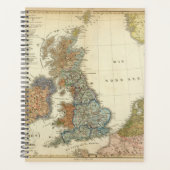 イギリス諸島の言語地図 プランナー手帳 (正面)