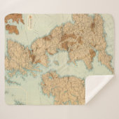 イギリス諸島の鉄道及び産業地図 シェルパブランケット (正面(横))