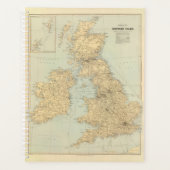イギリス諸島の鉄道地図 プランナー手帳 (正面)