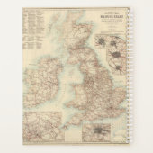 イギリス諸島の鉄道地図 プランナー手帳 (裏面)