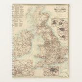 イギリス諸島の鉄道地図 プランナー手帳 (正面)