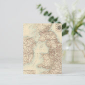 イギリス諸島の鉄道地図 ポストカード (スタンド正面)