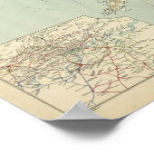 イギリス諸島の鉄道 ポスター (角)