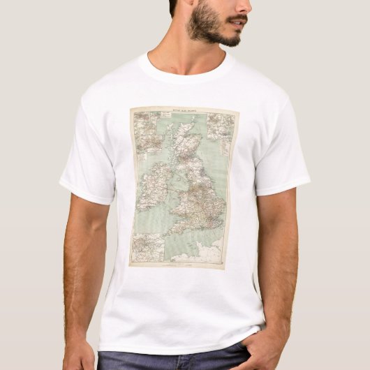 イギリス諸島の鉄道 Tシャツ (正面)
