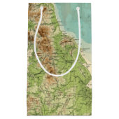 イギリス諸島のbathyorographical地図 スモールペーパーバッグ (正面)