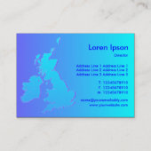 イギリス諸島シェードブルーからシアン 名刺 (裏面)