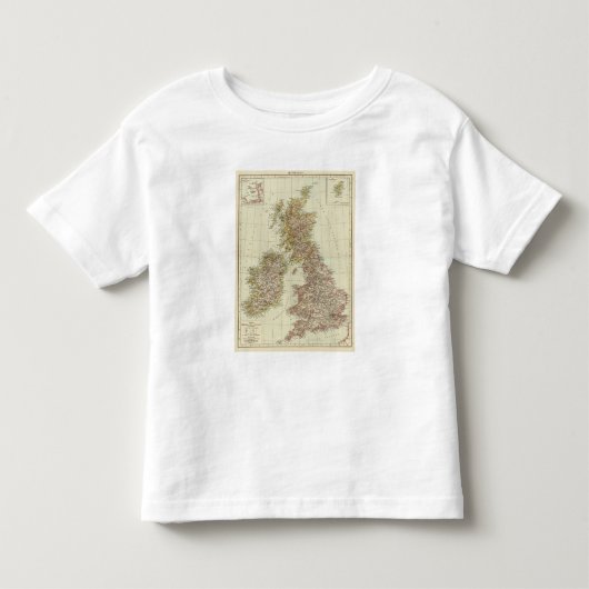 イギリス諸島10 トドラーTシャツ (正面)