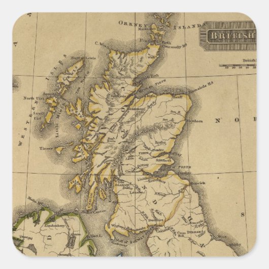 イギリス諸島2 スクエアシール (正面)