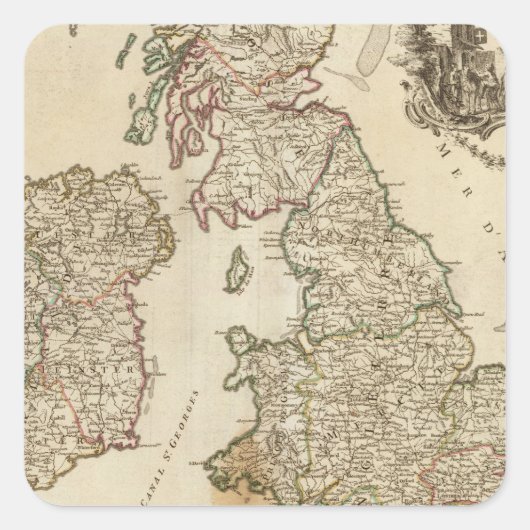 イギリス諸島9 スクエアシール (正面)