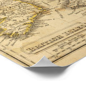 イギリス諸島、アジア ポスター (角)