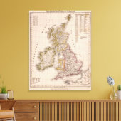 イギリス諸島、イギリス、アイルランド キャンバスプリント (インサイチュ (リビング))