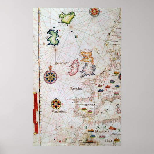 イギリス諸島、イベリアおよび北西アフリカ ポスター (正面)