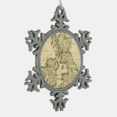 イギリス諸島 スノーフレークピューターオーナメント (左)