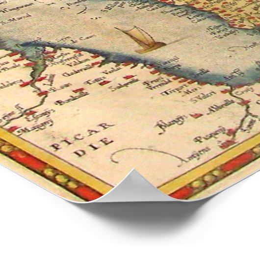 イギリス諸島 ポスター (角)