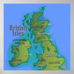 イギリス諸島 ポスター