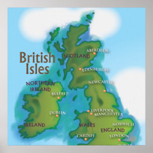 イギリス諸島 ポスター