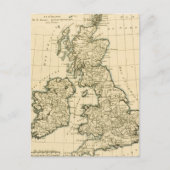 イギリス諸島 ポストカード (正面)