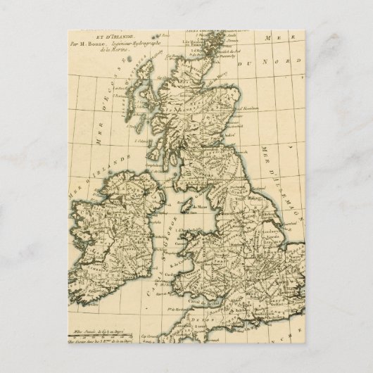 イギリス諸島 ポストカード (正面)