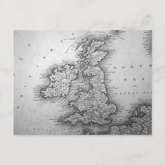 イギリス諸島 ポストカード (正面)