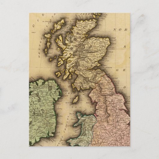 イギリス諸島 ポストカード (正面)