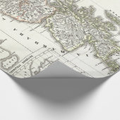 イギリス諸島(1865年)のヴィンテージの地図 ラッピングペーパー (コーナー)
