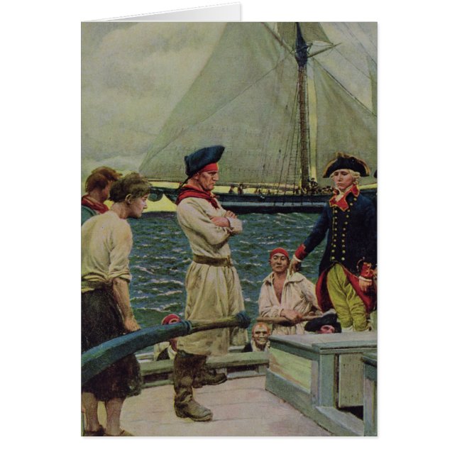 イギリス賞を取っているアメリカの私掠船 (正面)