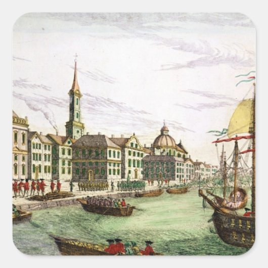 イギリス軍の上陸 スクエアシール (正面)