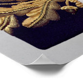 イギリス軍服の袖詳細 ポスター (角)