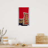 イギリス軍服の袖詳細 ポスター (キッチン)