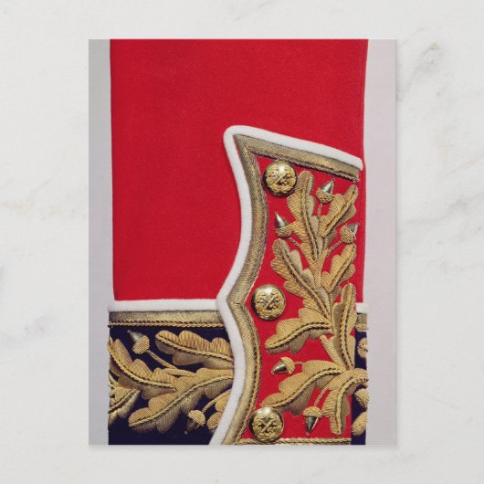 イギリス軍服の袖詳細 ポストカード (正面)