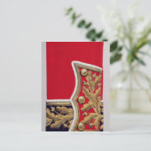 イギリス軍服の袖詳細 ポストカード (スタンド正面)