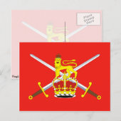 イギリス軍統一された国 ポストカード (正面/裏面)
