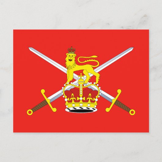 イギリス軍統一された国 ポストカード (正面)