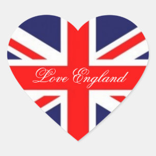 イギリス連合ジャック国旗 ハートシール