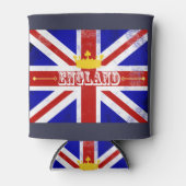 イギリス連合ジャック英国動揺して国旗 缶クーラー (正面)