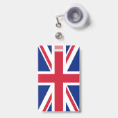 イギリス連合ジャック イギリス植民地の旗 バッジ (正面（伸縮クリップ）)