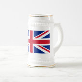 イギリス連合ジャック イギリス植民地の旗 ビールジョッキ (正面右)