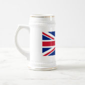 イギリス連合ジャック イギリス植民地の旗 ビールジョッキ (左)