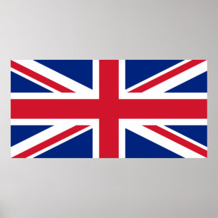 イギリス連合ジャック イギリス植民地の旗 ポスター