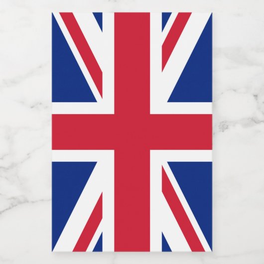 イギリス連合ジャック イギリス植民地の旗 ワインラベル (シングルラベル)